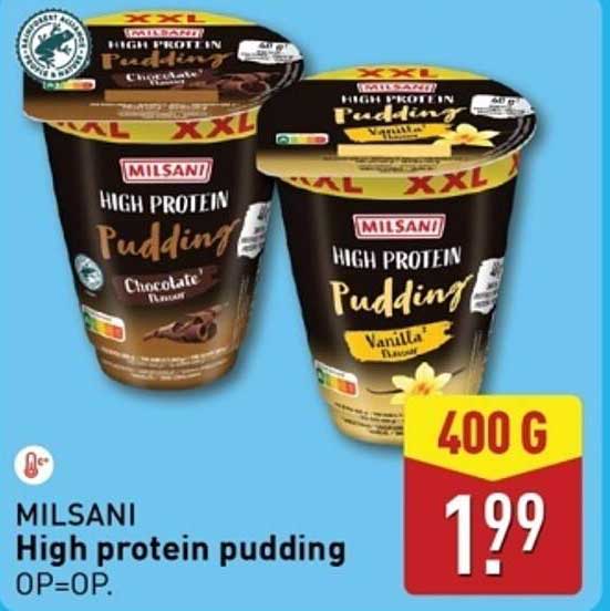 MILSA NI High protein pudding