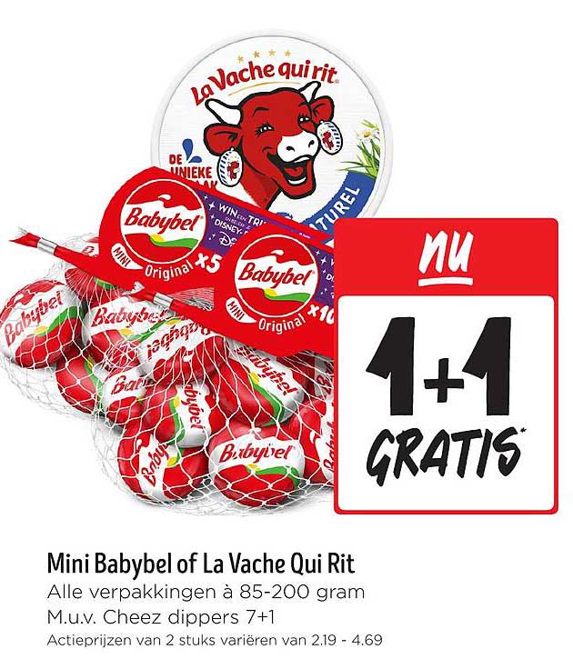 Mini Babybel of La Vache Qui Rit