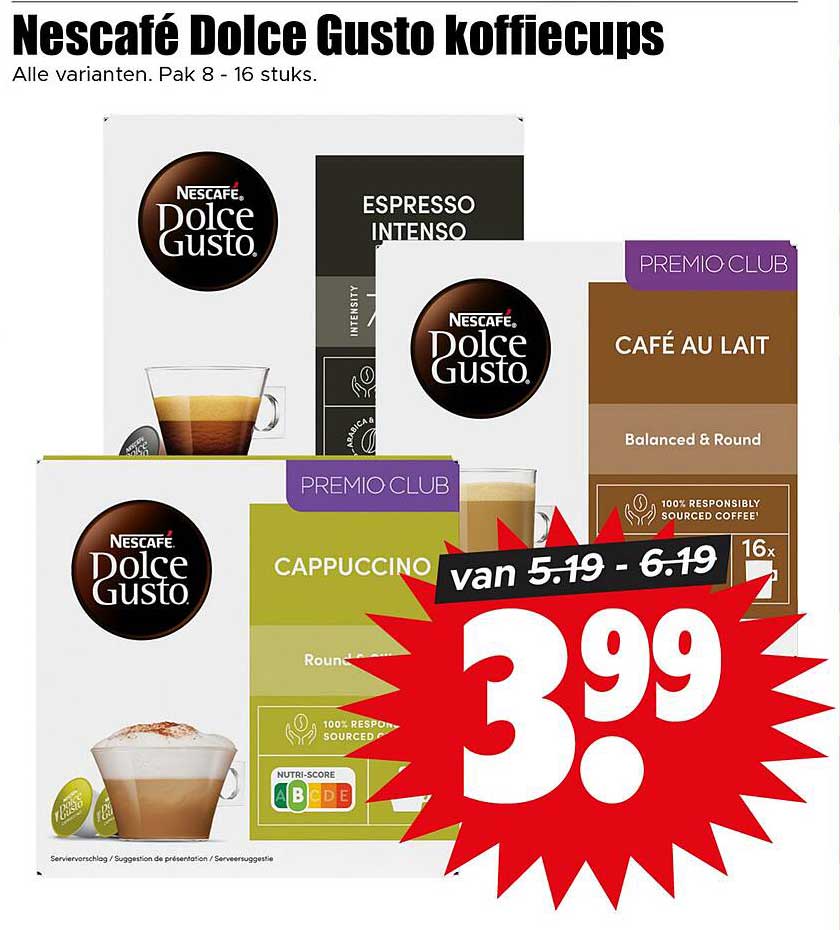 Nescafé Dolce Gusto koffiecups