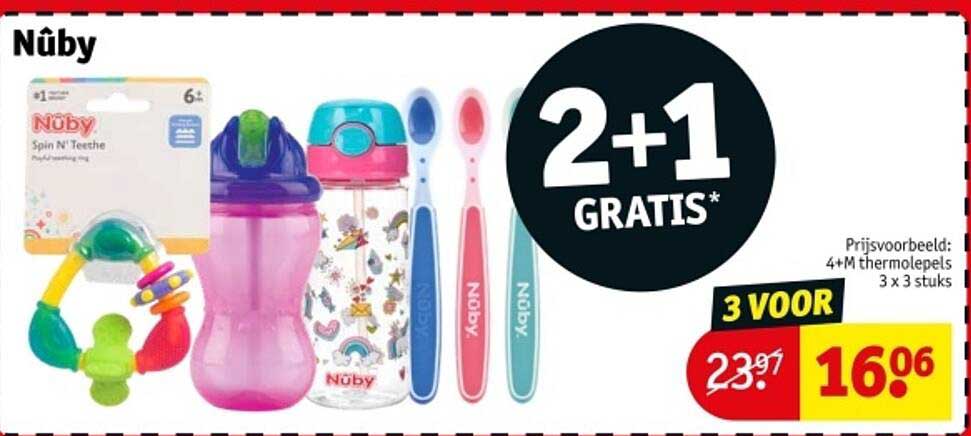 Nûby 2+1 GRATIS - 3 VOOR 16,06
