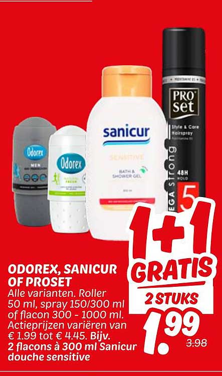 ODOREX, SANICUR OF PROSET