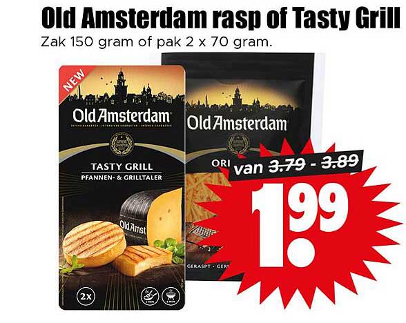 Old Amsterdam rasp of Tasty Grill