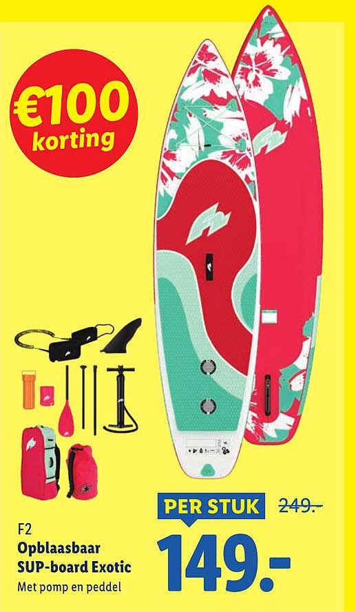 Opblaasbaar SUP-board Exotic