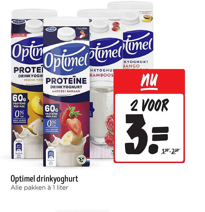 Optimel drinkyoghurt