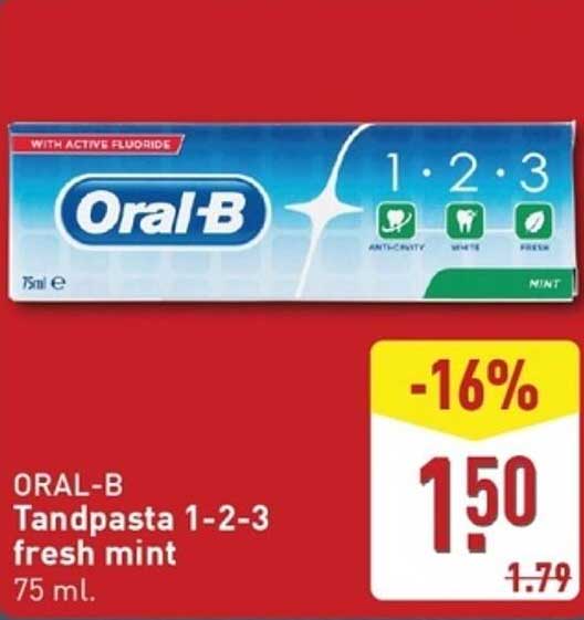 ORAL-B Tandpasta 1-2-3 fresh mint