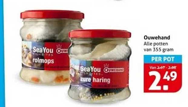 Ouwehand SeaYou rolmops en zure haring