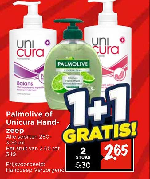 Palmolive of Unicura Handzeep
