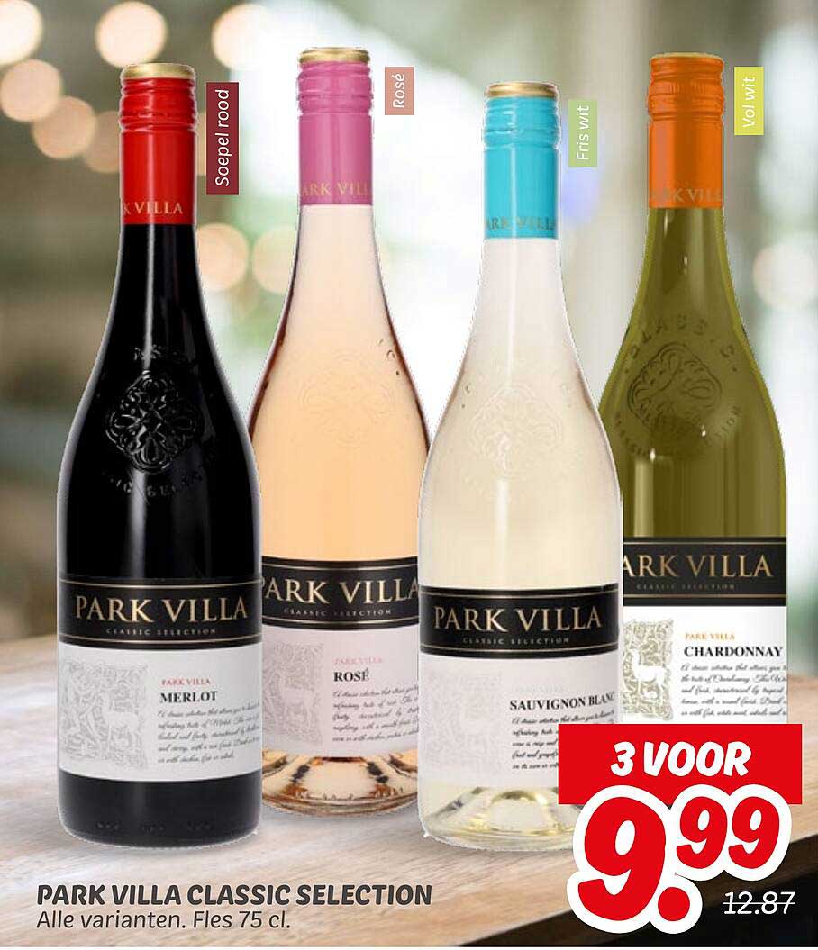 PARK VILLA CLASSIC SELECTION - 3 VOOR 9.99