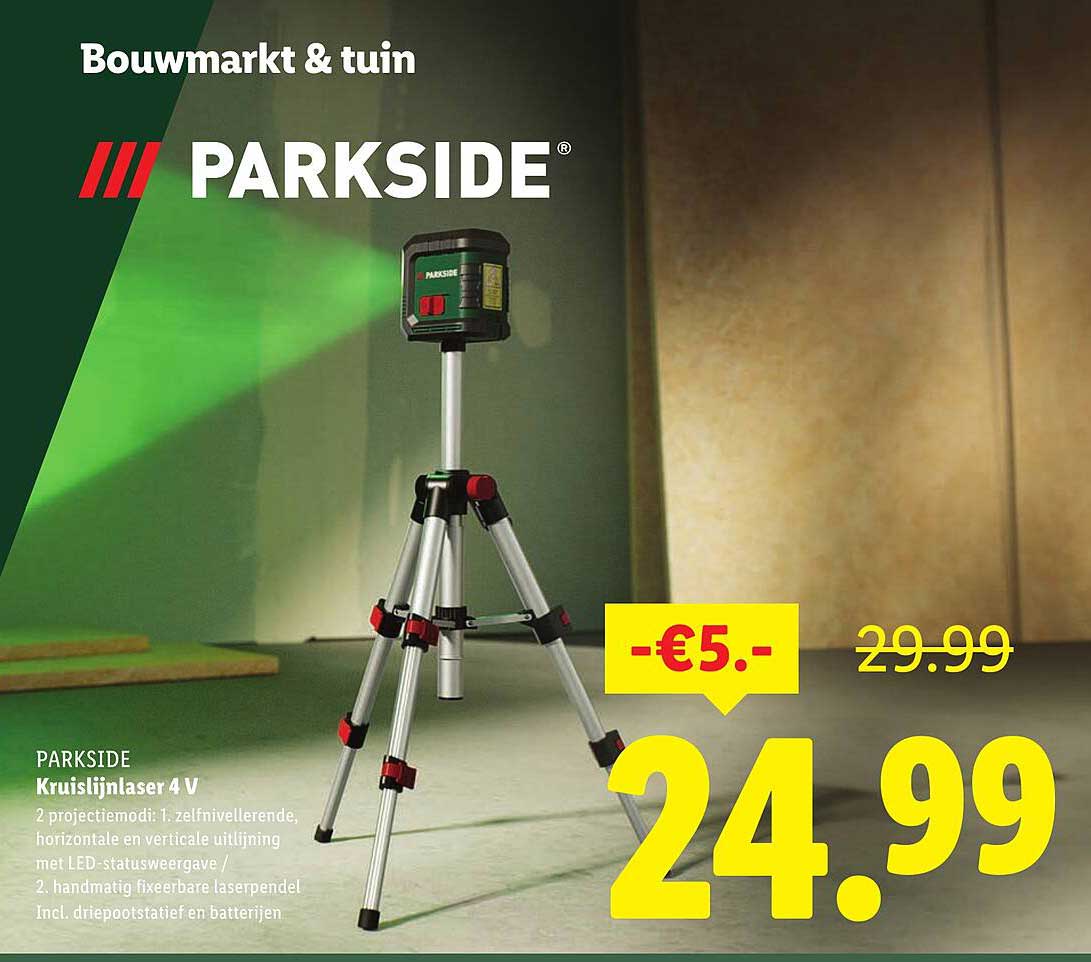 PARKSIDE Kruislijnlaser 4 V