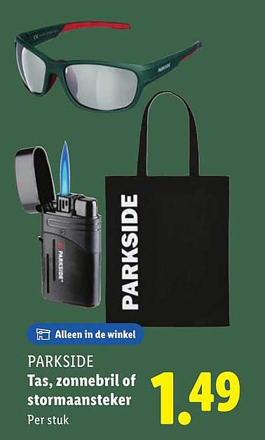 PARKSIDE Tas, zonnebril of stormaansteker