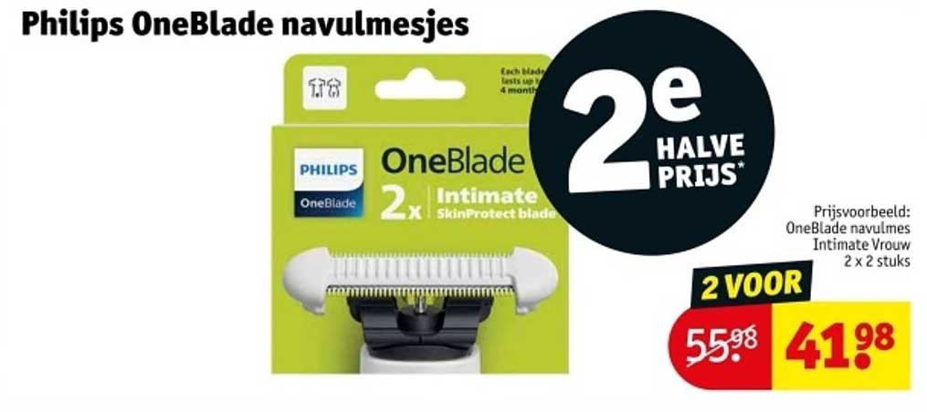 Philips OneBlade navulmesjes