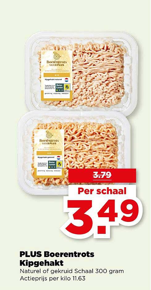 PLUS Boerentrots Kipgehakt