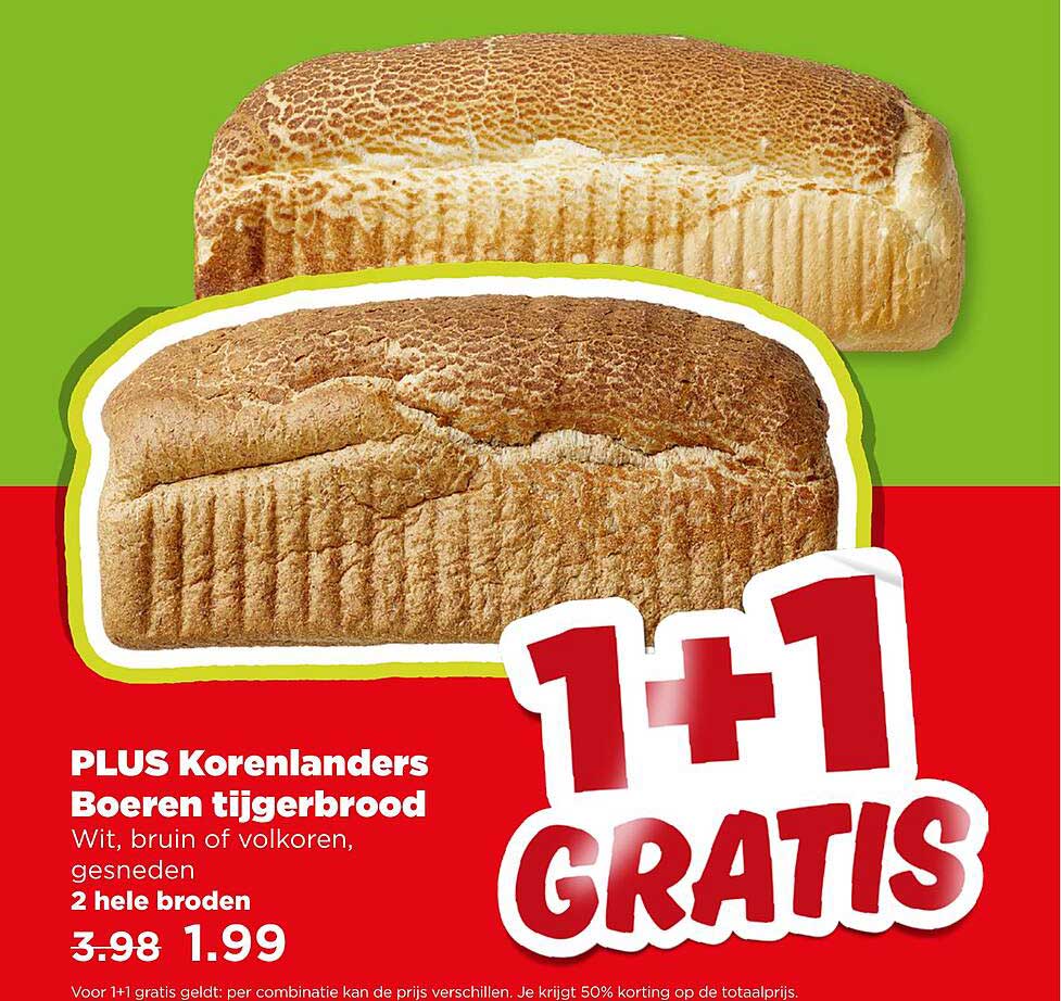 PLUS Korenlanders Boeren tijgerbrood