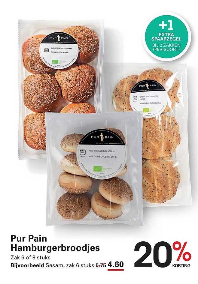 Pur Pain Hamburgerbroodjes