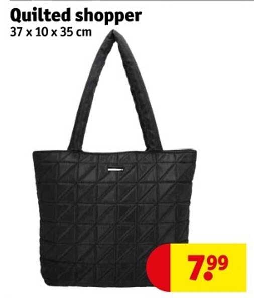 Quilted shopper