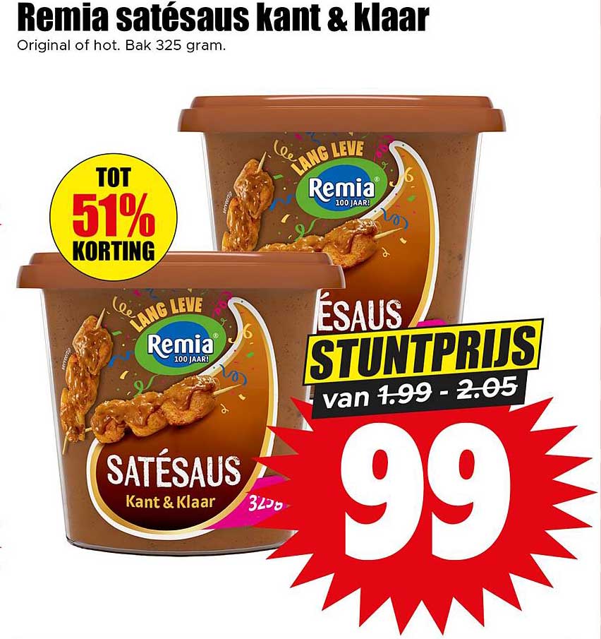 Remia satésaus kant & klaar