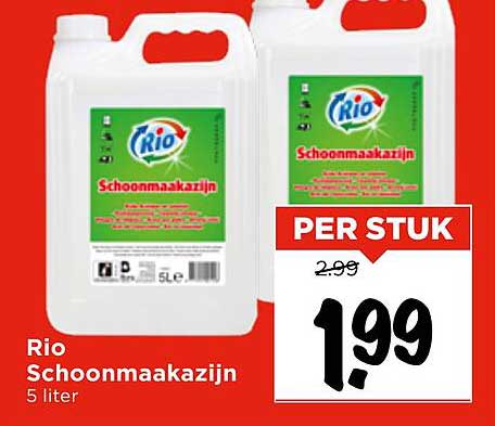 Rio Schoonmaakazijn 5 liter