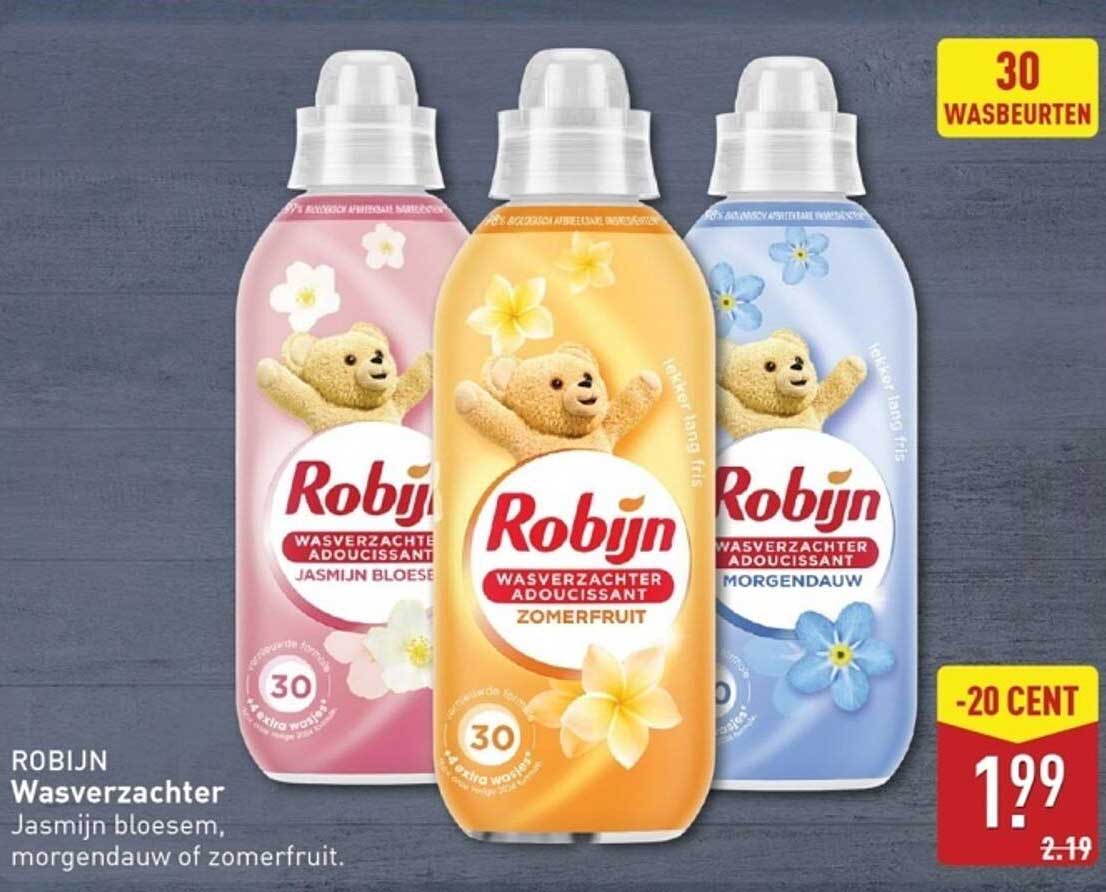 ROBIJN Wasverzachter Jasmin bloesem, morgendauw of zomerfruit