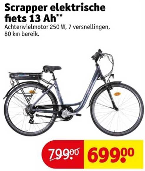 Scrapper elektrische fiets 13 Ah**