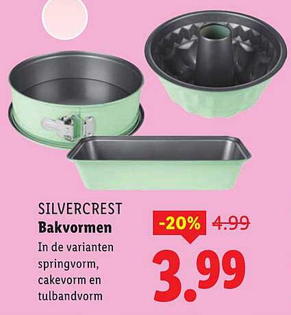 SILVERCREST Bakvormen