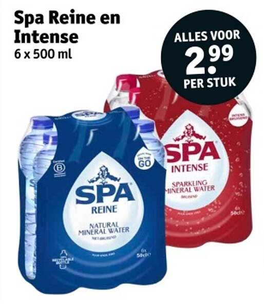Spa Reine en Intense 6 x 500 ml