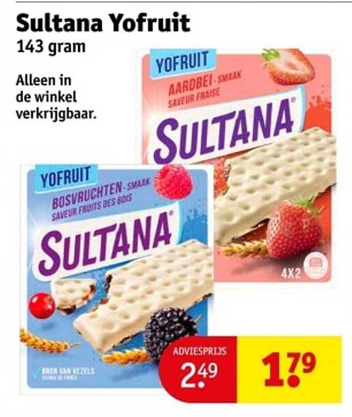 Sultana Yofruit 143 gram