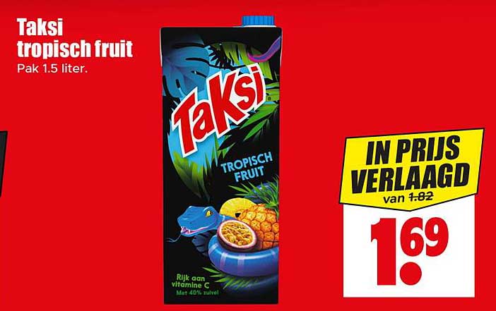 Taksi tropisch fruit