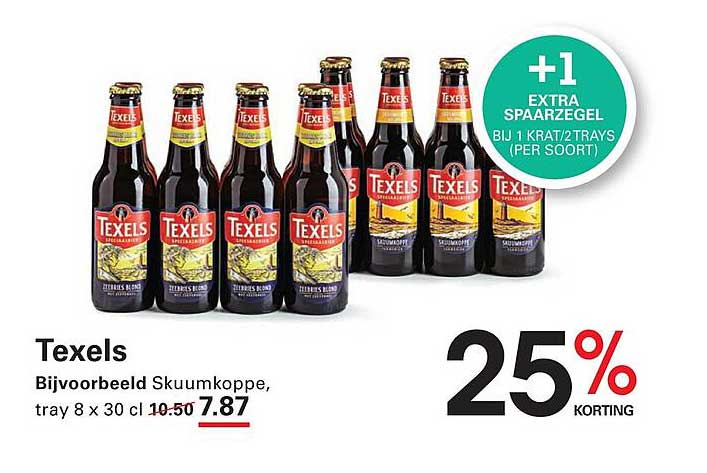 Texels Bijvoorbeeld Skuumkoppe, tray 8 x 30 cl