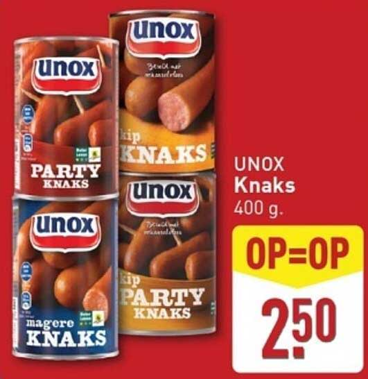 UNOX Knaks 400 g.
