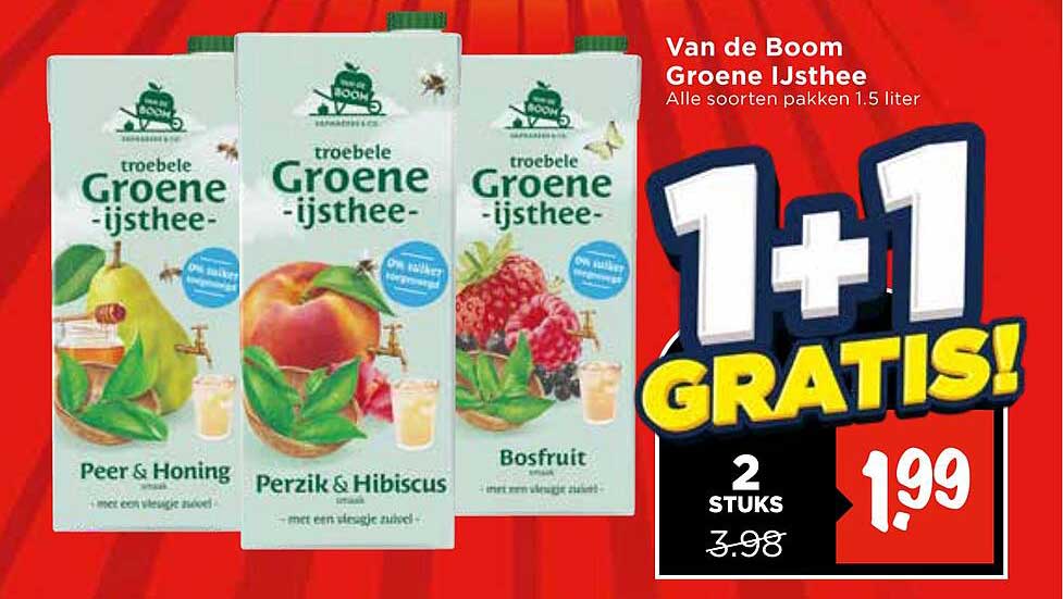 Van de Boom Groene IJsthee
