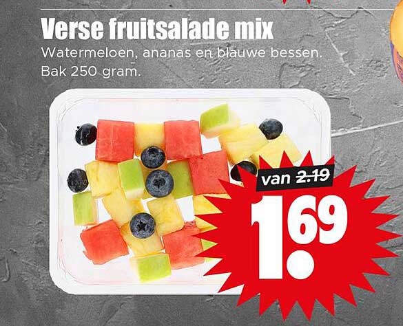 Verse fruitsalade mix