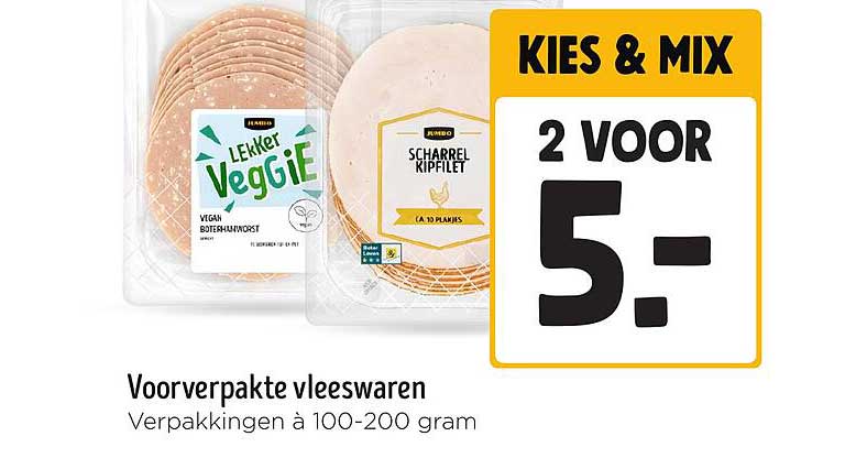 Voorverpakte vleeswaren