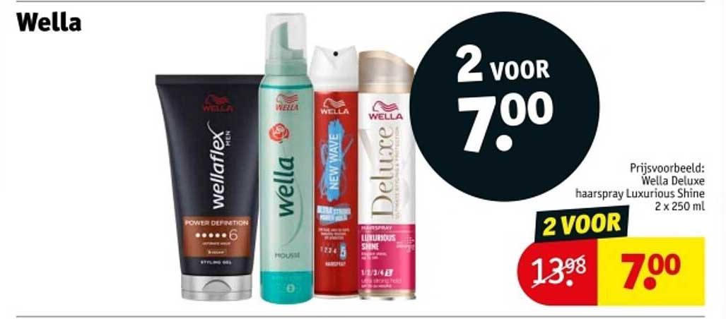 Wella Deluxe haarspray Luxurious Shine 2 x 250 ml