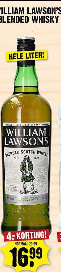 WILLIAM LAWSON'S BLENDED WHISKY