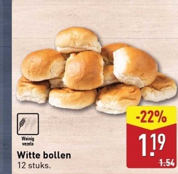 Witte bollen 12 stuks