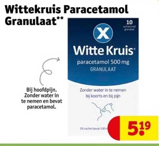 Witte Kruis Paracetamol Granulaat**