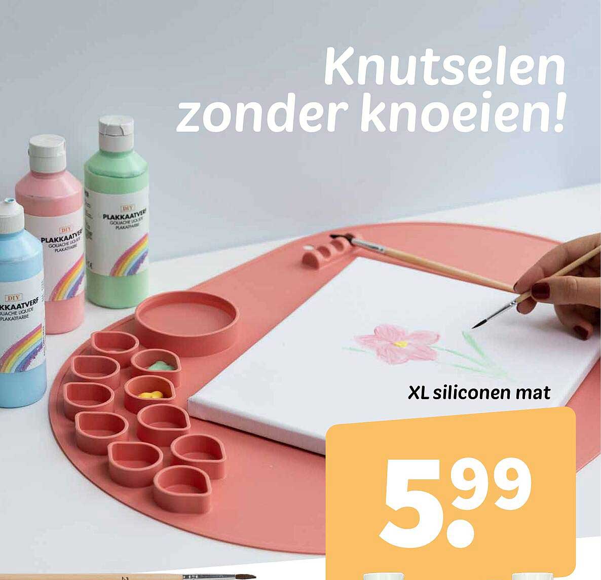 XL siliconen mat