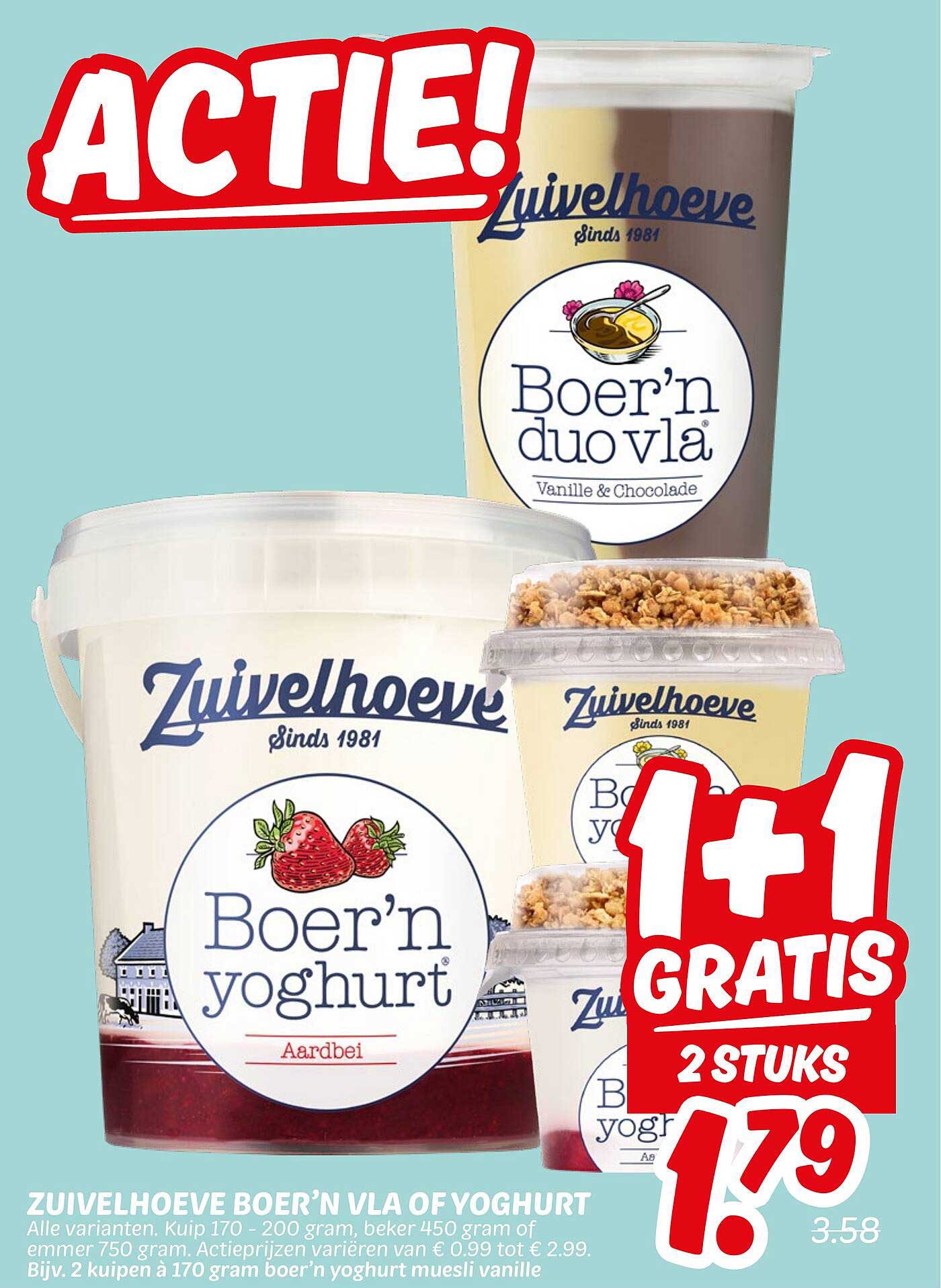 Zui velhoeve Boer’n Vla of Yoghurt
