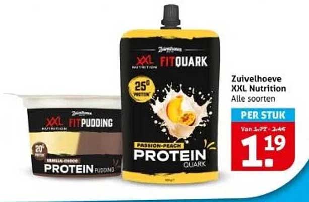Zuivelhoeve XXL Nutrition Alle soorten