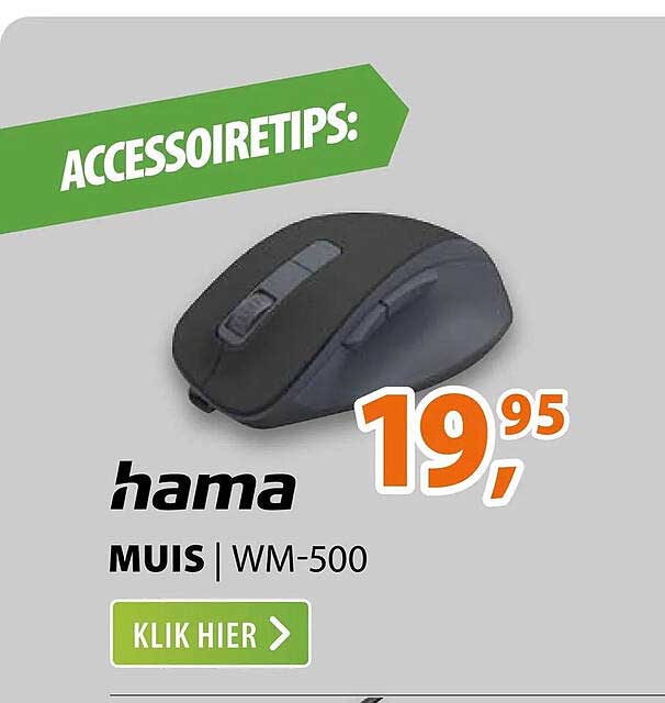 ACCESSOIRETIPS: hama MUIS | WM-500 KLIK HIER