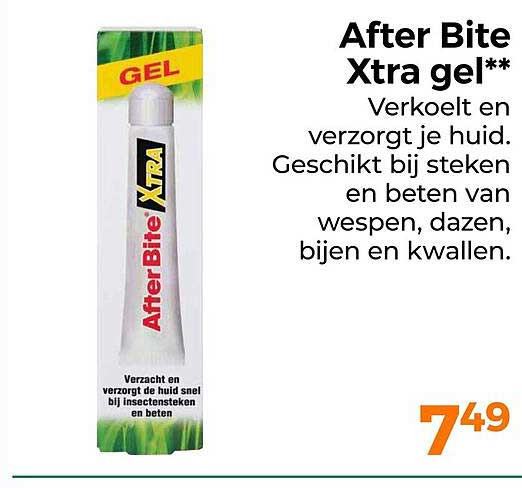 After Bite Xtra gel**