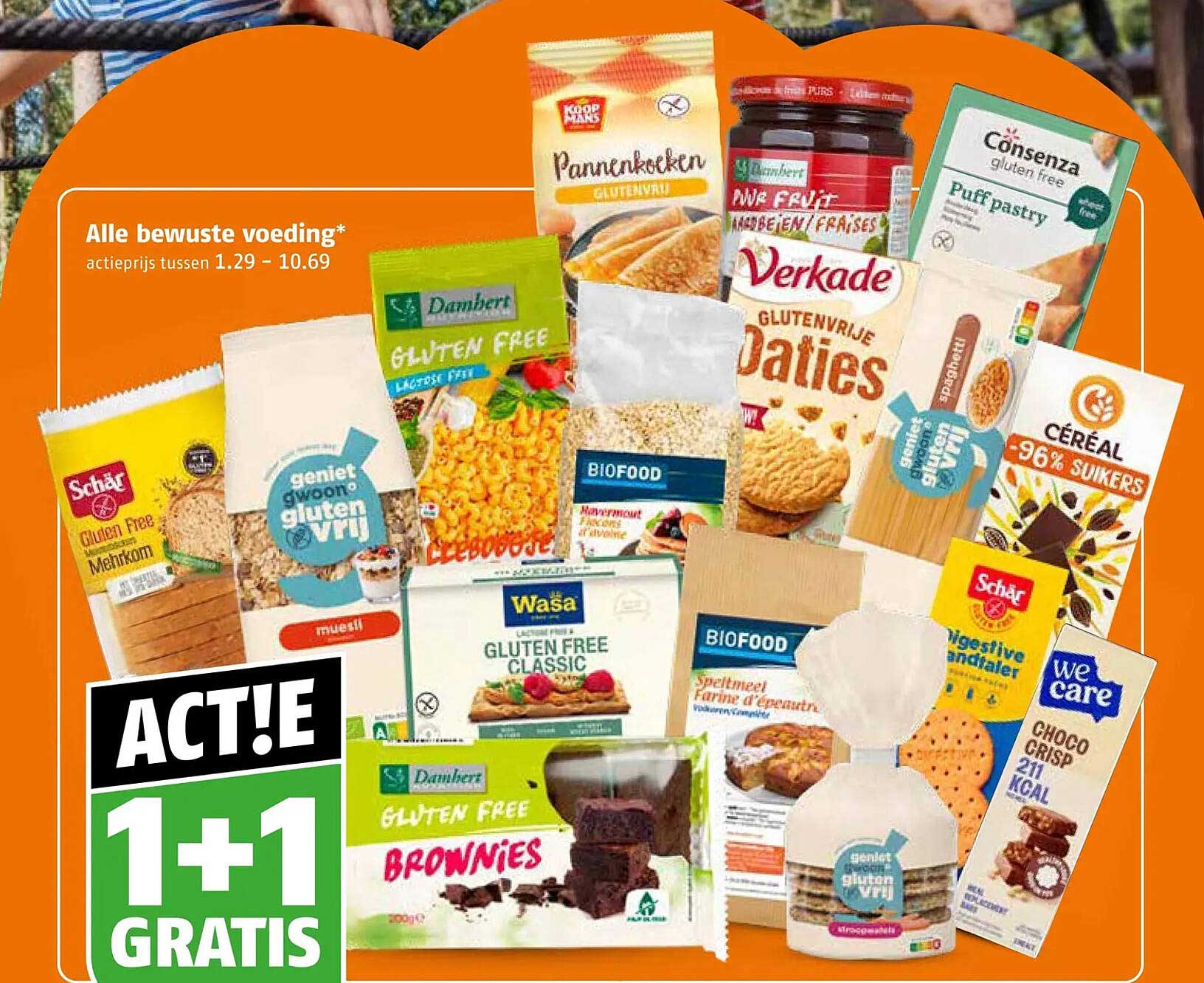 Alle bewuste voeding* 1+1 gratis