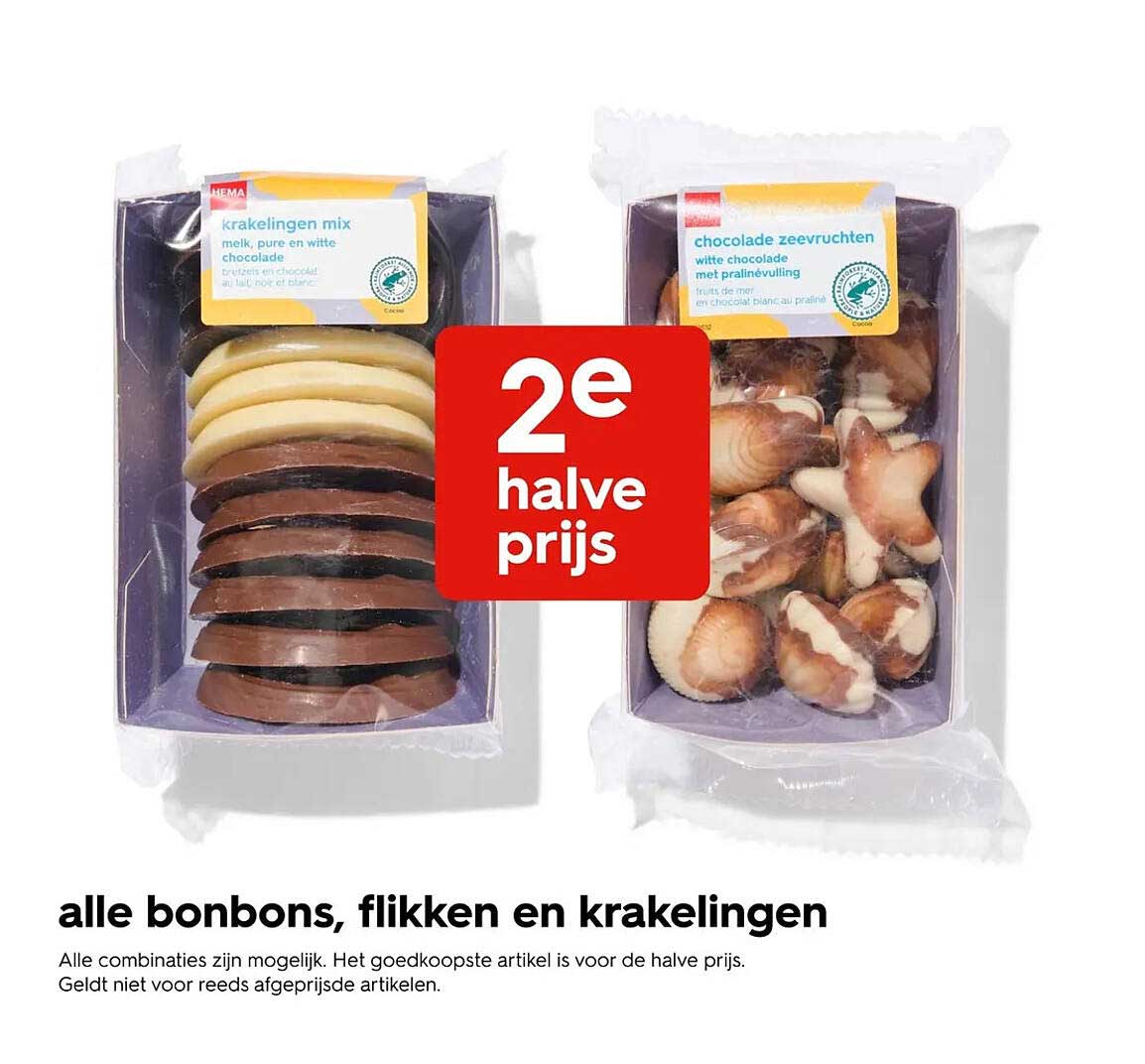 alle bonbons, flikken en krakelingen 2e halve prijs