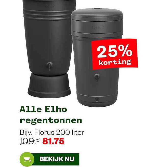 Alle Elho regentonnen