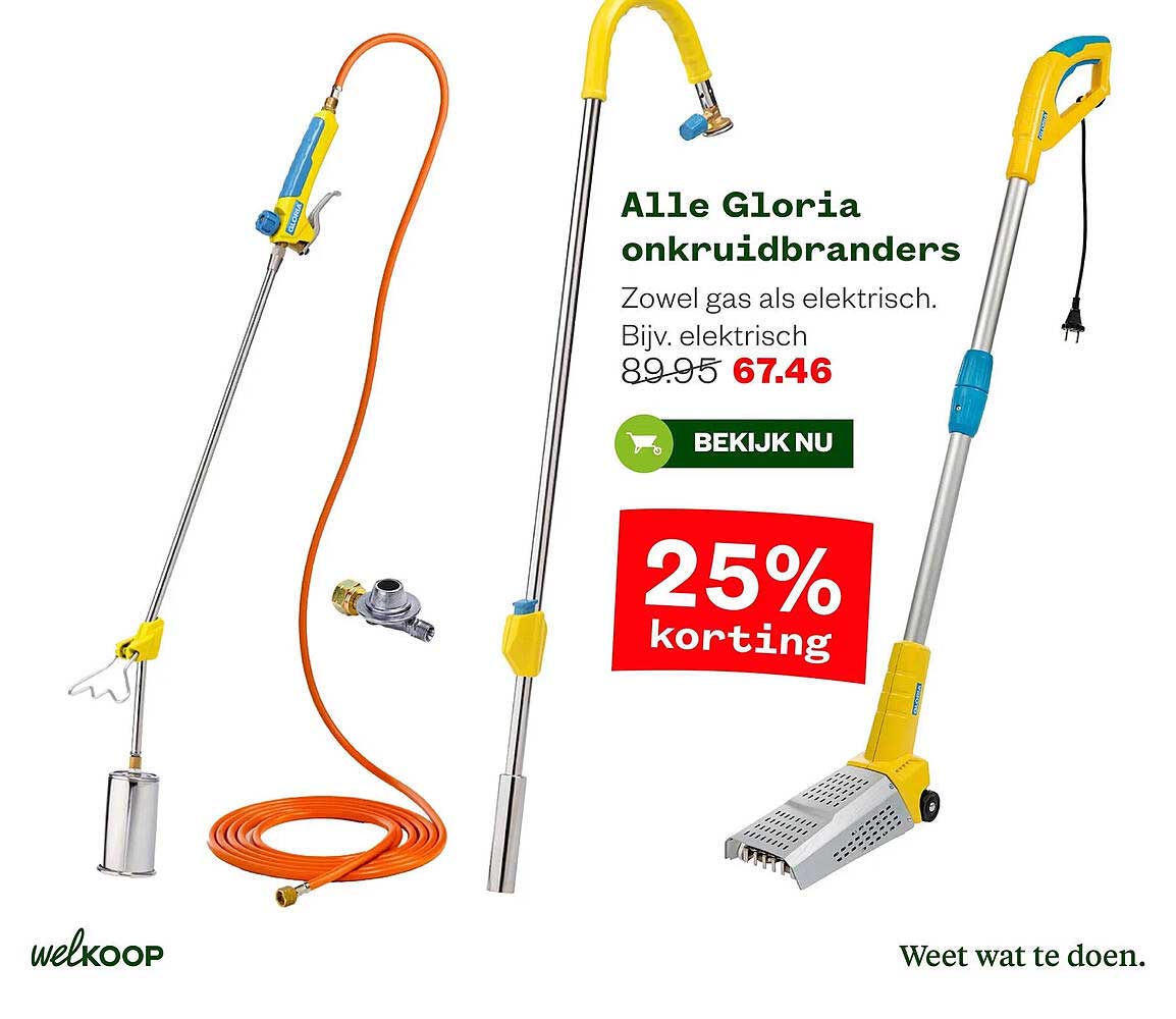 Alle Gloria onkruidbranders