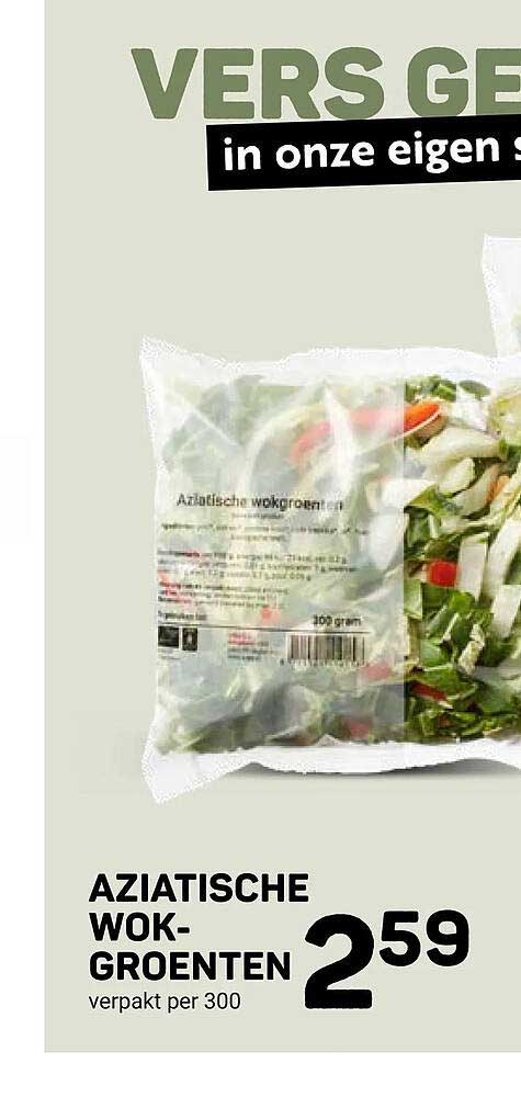 AZIATISCHE WOK-GROENTEN