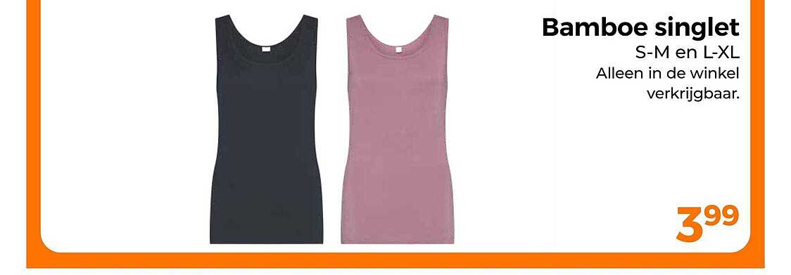 Bamboe singlet