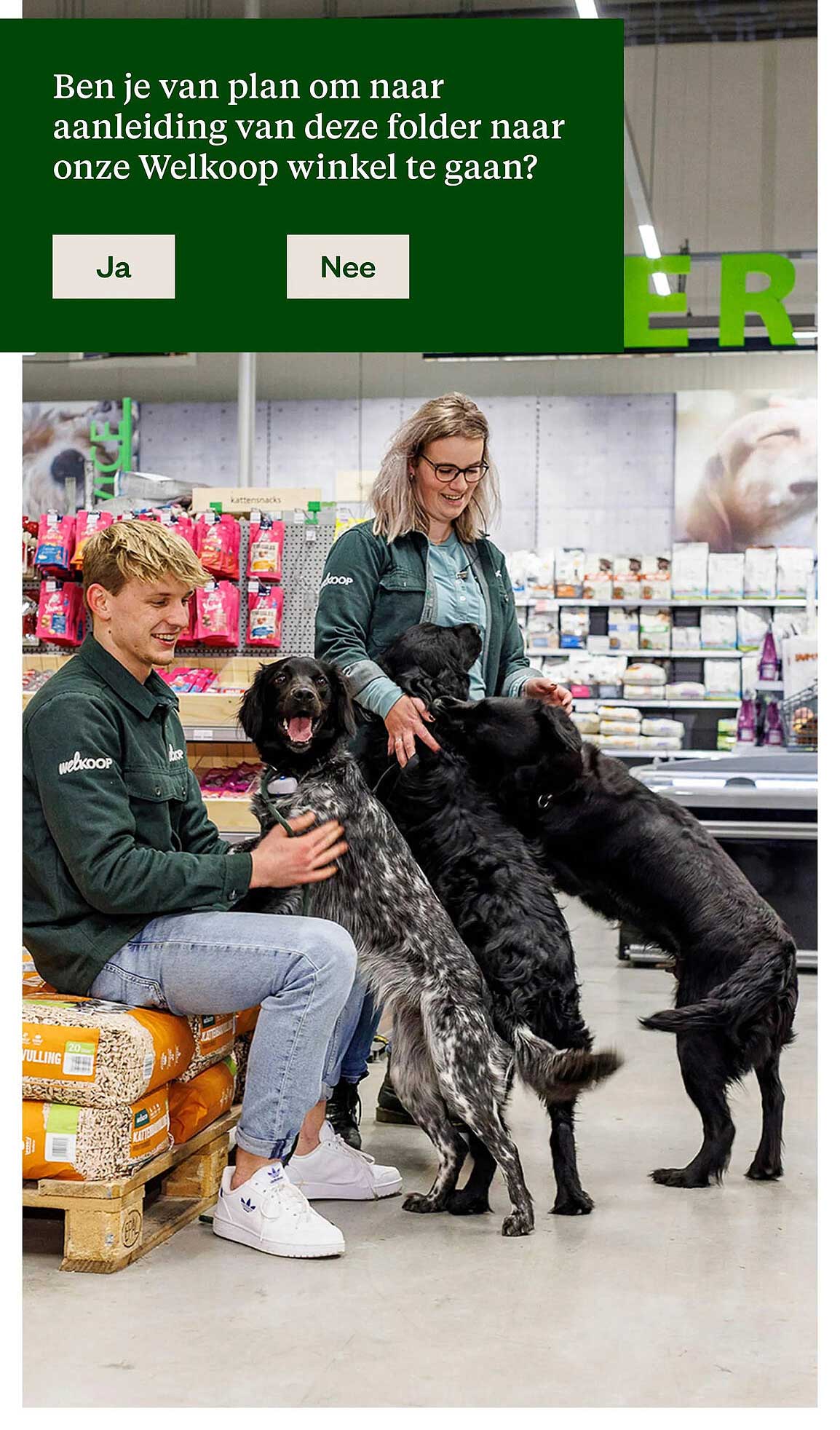 Ben je van plan om naar aanleiding van deze folder naar onze Welkoop winkel te gaan?