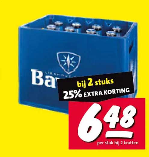 bij 2 stuks 25% EXTRA KORTING