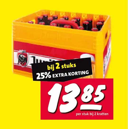 bij 2 stuks 25% EXTRA KORTING
